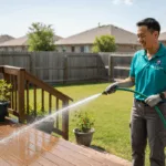 Deck or Patio Overspray
